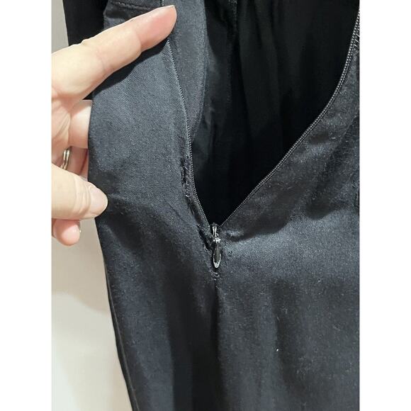 ELK Black Midi Wide Leg Cool Viscose Lightweight Draped‎ Jumpsuit US Sz 6/ EU 38 - Picture 6 of 15